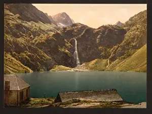 The lake of Oo, Luchon, Pyrenees, France