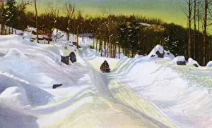 Adirondack Prints: Lake Placid, N. Y. USA - Mt Van Hoevenberg Bobsleigh Run