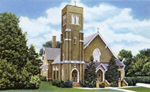 Adirondacks Gallery: Lake Placid, N.Y. USA - St Agnes Catholic Church