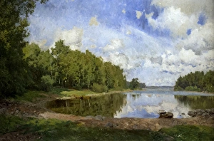 Images Dated 11th July 2015: Lake view at Engelsberg, Vastmanland, 1893, by Olof