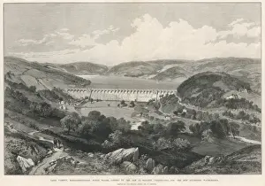 Masonry Prints: Lake Vyrnwy, North Wales