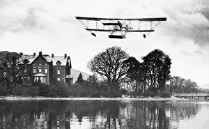 Windermere Prints: Lake Windermere hydroplane early 1900s