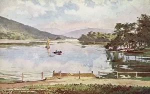 Landing Prints: Lake Windermere, looking north, Lake District, Cumbria