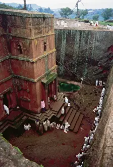 Monolithic Prints: Lalibela. St. George Church