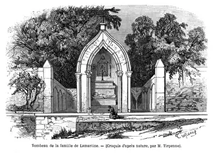 Alphonse Prints: Lamartine / Family Tomb