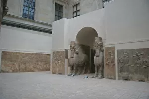 Viiith Gallery: Lamasu or Bull-man. Gate from Sargon IIs Palace. Dur-Sharru