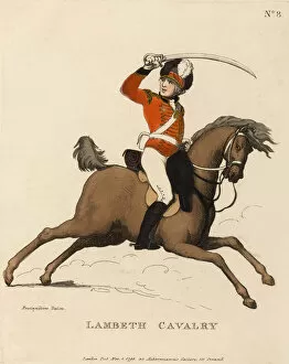 Aquatint Gallery: Lambeth Cavalry