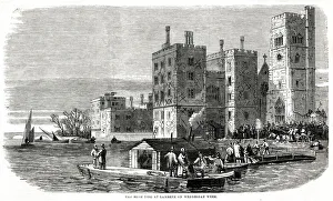 Images Dated 26th February 2019: LAMBETH HIGH TIDE 1860