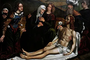 Domenico Prints: The Lamentation of Christ with a Donor, c. 1505, by Domenico
