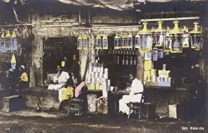 Shop Keeper Prints: Lamp and Lantern Shop, Cairo, Egypt