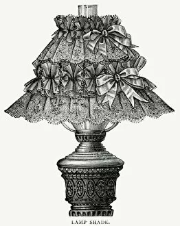 Images Dated 19th July 2017: Lamp shade 1887
