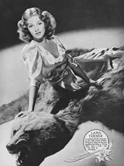 These Prints: Lana Turner in Dolly Tree negligee from These Glamour Girls