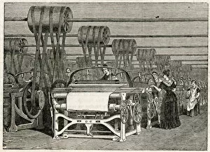 Images Dated 10th June 2019: Lancashire cotton industry 1844