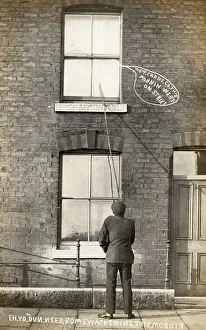 Humourous Prints: Lancashire Cotton town Knocker Up