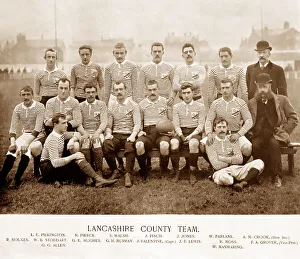 Lancashire County Rugby Team in the 1890s