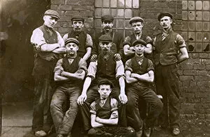Lancashire engineering factory workers