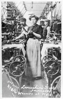 Images Dated 18th October 2007: Lancashire Weaver / 1890S