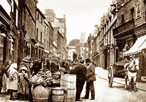 Lancaster Market Day early 1900s