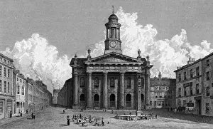 Courthouse Prints: Lancaster sessions house and market, 1829
