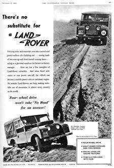 1955 Collection: Land Rover advertisement, 1955