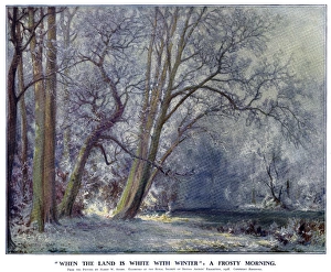 Images Dated 9th October 2017: When the Land is White with Winter: A Frosty Morning