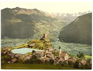 Tyrol Prints: Landeck, Ladis, near Landeck, Tyrol, Austro-Hungary