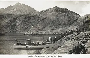 The Landing for Coruisk, Loch Scavaig, Skye