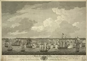 Albermarle Gallery: The landing of his majestys forces, under the command of th