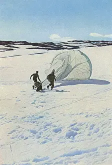 Paratroopers Prints: Landing in Norway
