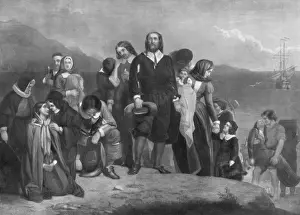 The landing of the pilgrim fathers, in America. A. D. 1620