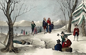 Images Dated 4th April 2012: Landing of the Pilgrims at Plymouth 11th Dec. 1620