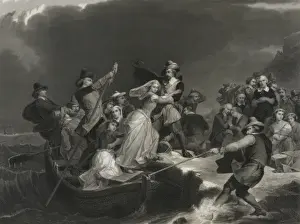 Landing of the Pilgrims on Plymouth Rock, 1620