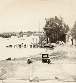Zambra Prints: The Landing Place, taken from the House of the Commissariat