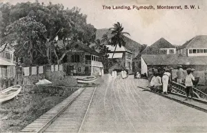 Caribbean Prints: The Landing, Plymouth, Montserrat, British West Indies