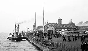 The Landing Stage, Liverpool - early 1900s
