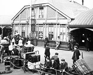 The Landing Stage, Liverpool - early 1900s
