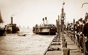 The Landing Stage, Liverpool - early 1900s