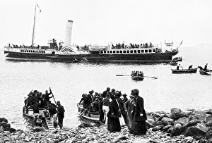 Landing from steamer, Clovelly