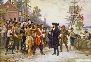 Penn Prints: The landing of William Penn