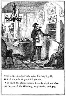 The Landlord from The Gin-Shop by Cruikshank The Landlord from The Gin-Shop by Cruikshank
