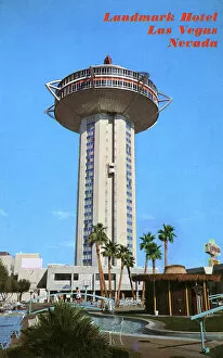 Nevada Collection: Landmark Hotel, Las Vegas, Nevada, USA