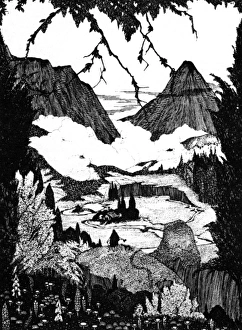 Allen Gallery: Landors Cottage by Harry Clarke
