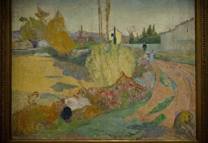 Landscape from Arles, 1888, by Paul Gauguin
