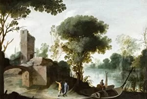 Images Dated 14th September 2010: Landscape with Figures