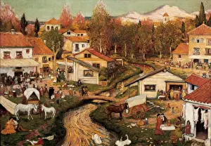 Pic Nic Prints: Landscape with figures