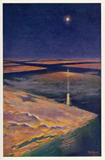 Landscape on the planet Mars