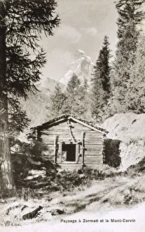 Cervin Prints: Landscape around Zermatt, Switzerland - and Matterhorn