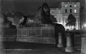 Highlighting Prints: A Landseer Lion at Night