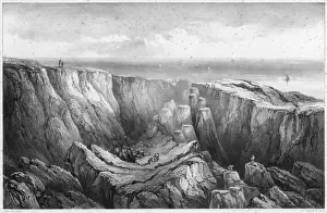 Landslip Prints: Landslip at Axmouth 2