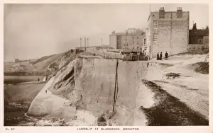 Landslip Prints: Landslip at Blackrock, Brighton
